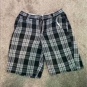Faded Glory Plaid Shorts (30 Waist)